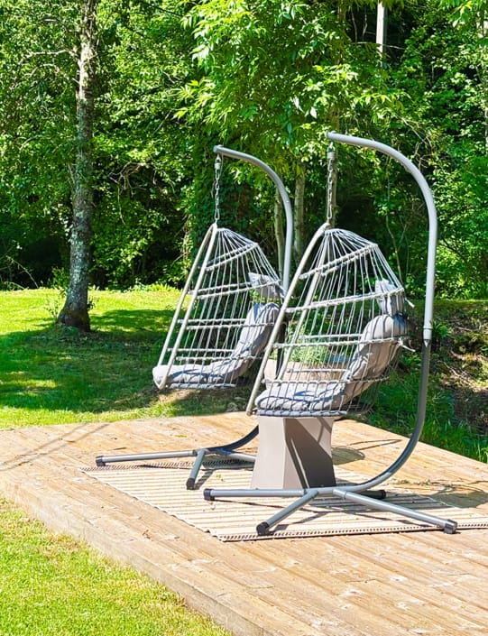 New garden egg chairs