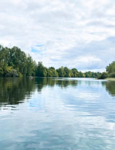 Canoeing on the Dordogne river